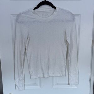 Aerie White Long Sleeve Shirt